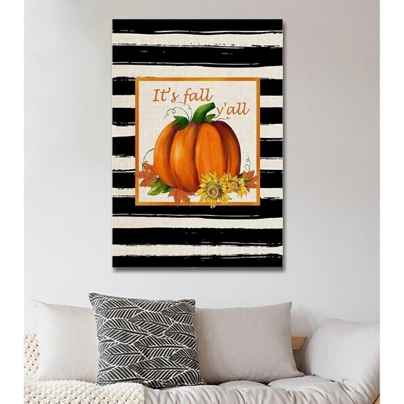New Oversized Fall Flag or Fabric Sign Size: 39” x 27” - Picture 7 of 7
